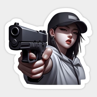 Tactical Girls' Frontline Sticker